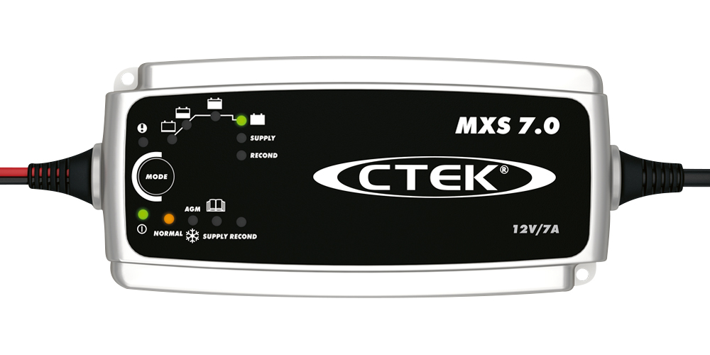 MXS 7.0 Charger overhead view